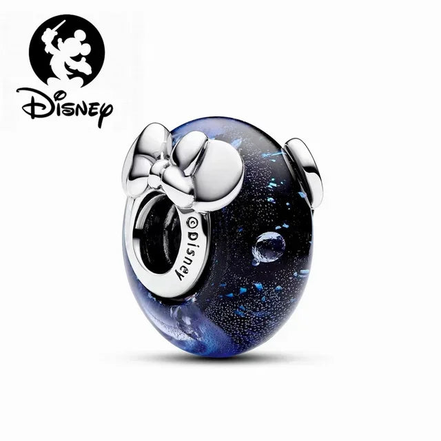 925 Sterling Silver Disney Character Beads – Mickey, Minnie, Princess, Stitch, Iron Man, Spiderman Charms for Pandora Bracelet
