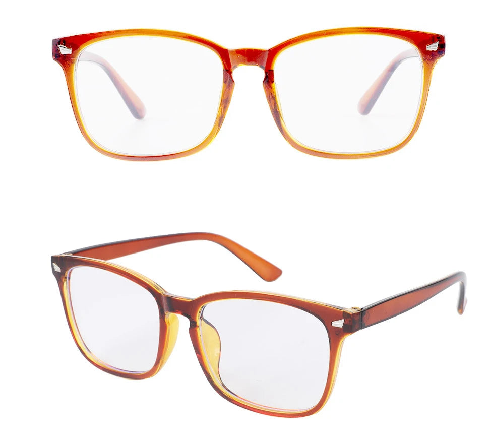 Blue Light Blocking Glasses – Square Nerd Frame Eyeglasses for Computer & Gaming | Anti Blue Ray Glasses