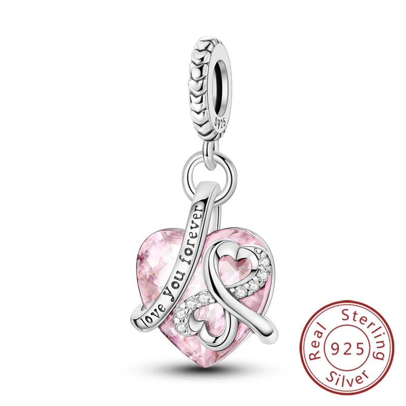 925 Sterling Silver Star, Moon & Watch Cube Charms | Original Beads Fit Bracelet & Pendant DIY Fine Jewelry Gift for Women