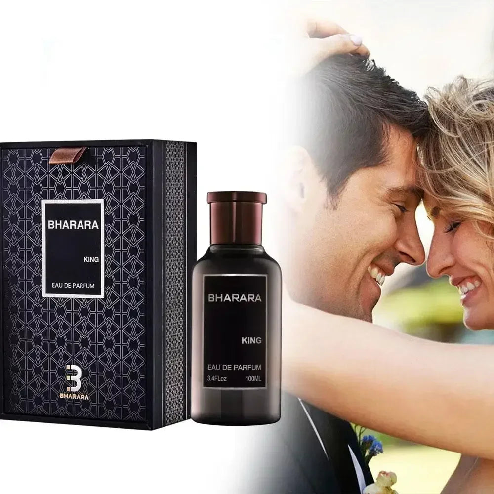 100ML Bharara King Eau De Parfum for Men – Long-Lasting Luxury Fragrance | 3.4oz EDP Spray Sealed High-End Gift Box
