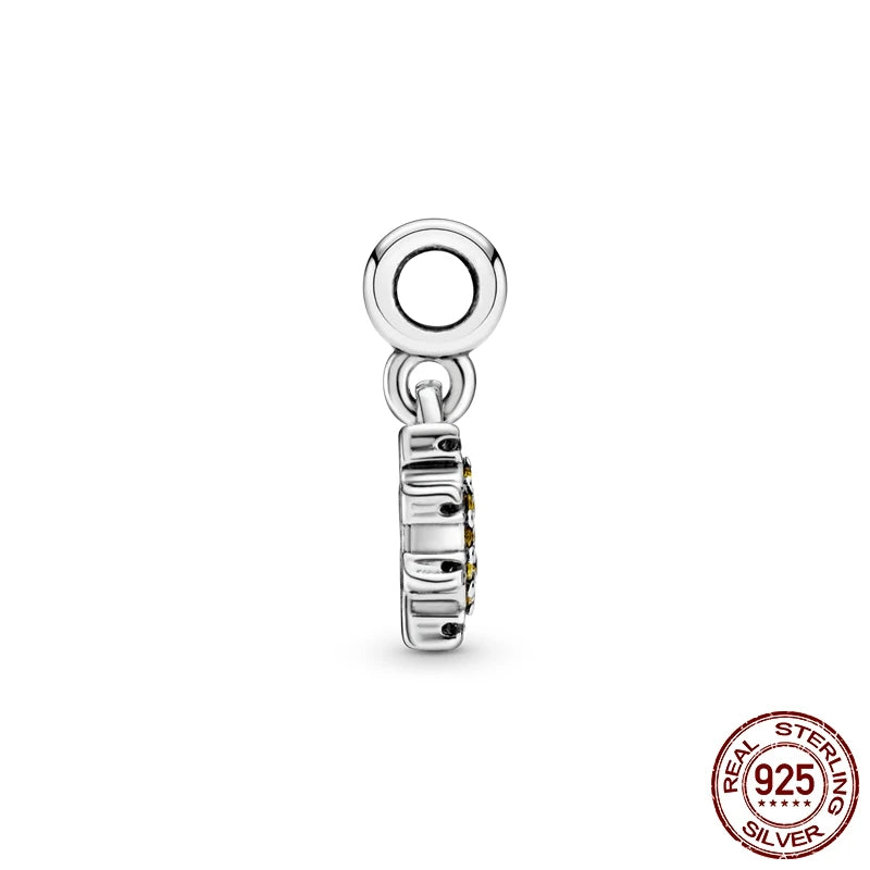 925 Silver 👁️ Eye Medallion Pendant | Pandora Fit DIY Connector Charm