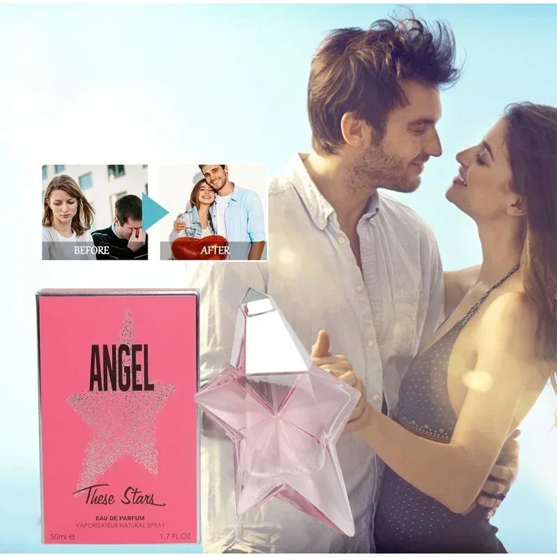 50ML Angel Diamond Pheromone Perfume – Star Crown Elegant Fresh Vitality Fragrance | Long-Lasting Eau De Toilette for Women