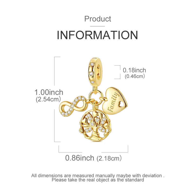 Gold Series Sun & Leopard Charm Beads – Original 925 Sterling Silver Inlaid Zircon DIY Pendants for Bracelet Jewelry Gifts