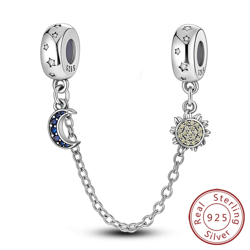 New 925 Sterling Silver Sunflower Heart Charm Bead | Original Bracelet DIY Jewelry Gift for Women