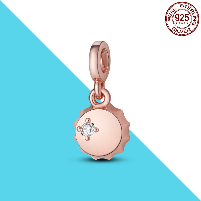 925 Silver 👁️ Eye Medallion Pendant | Pandora Fit DIY Connector Charm