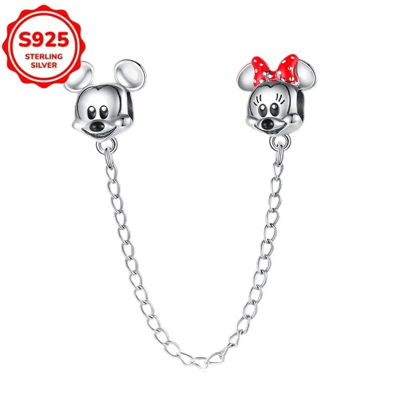 New Disney 925 Sterling Silver Cheshire Cat & Dumbo Charms – Original Bracelet Beads DIY Pendant Halloween Jewelry Gift