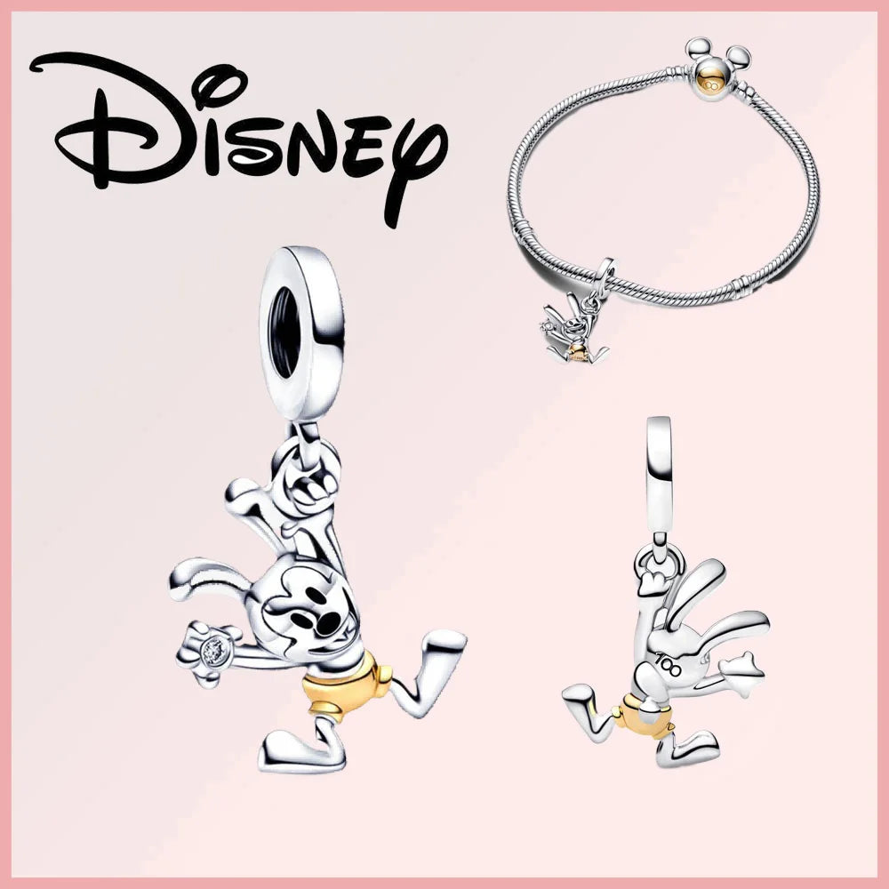 Disney Deadpool Stitch Minnie Winnie 925 Sterling Silver Dangle Charms – Fit Original Bracelet