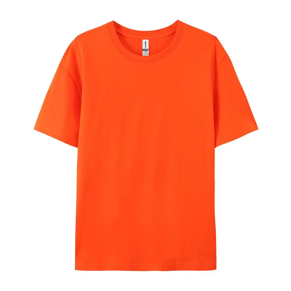 100% Cotton Women T-Shirt – Casual Sporty Short Sleeve O-Neck Tee | Loose Summer Top White & Black