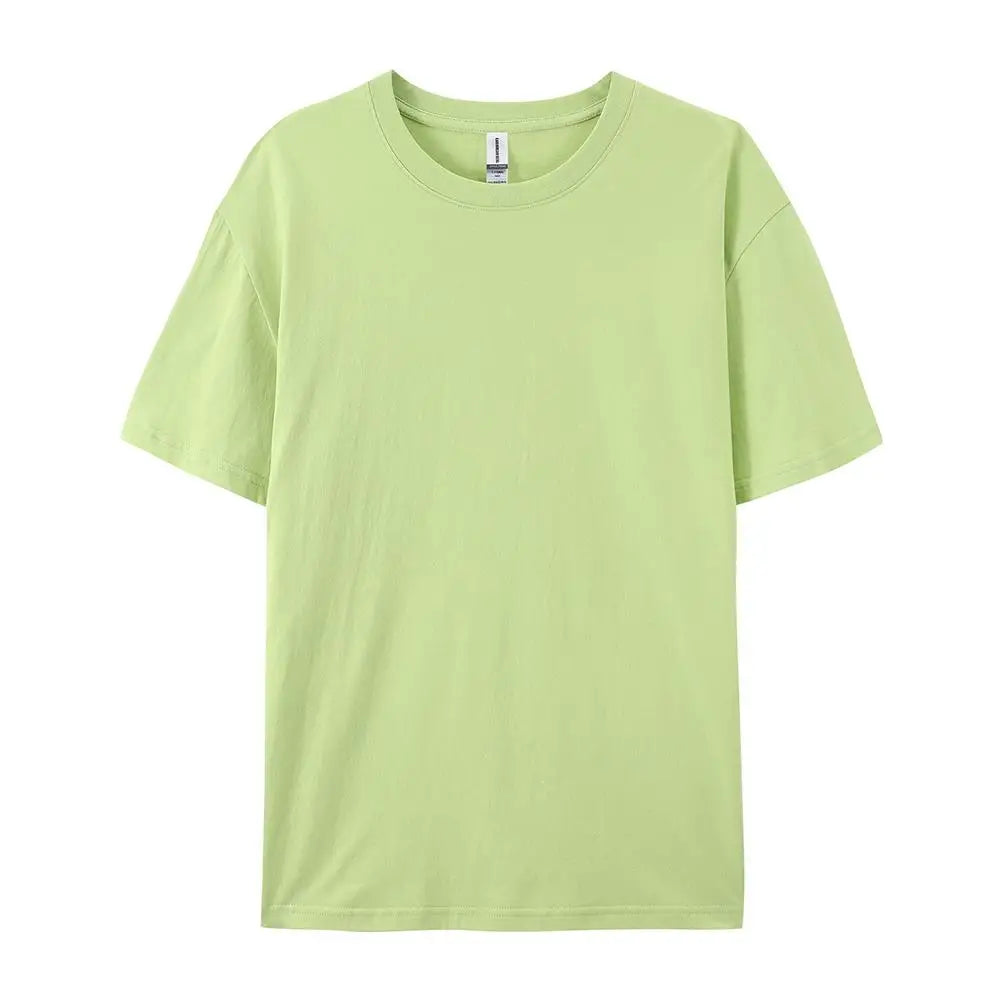 100% Cotton Women T-Shirt – Casual Sporty Short Sleeve O-Neck Tee | Loose Summer Top White & Black