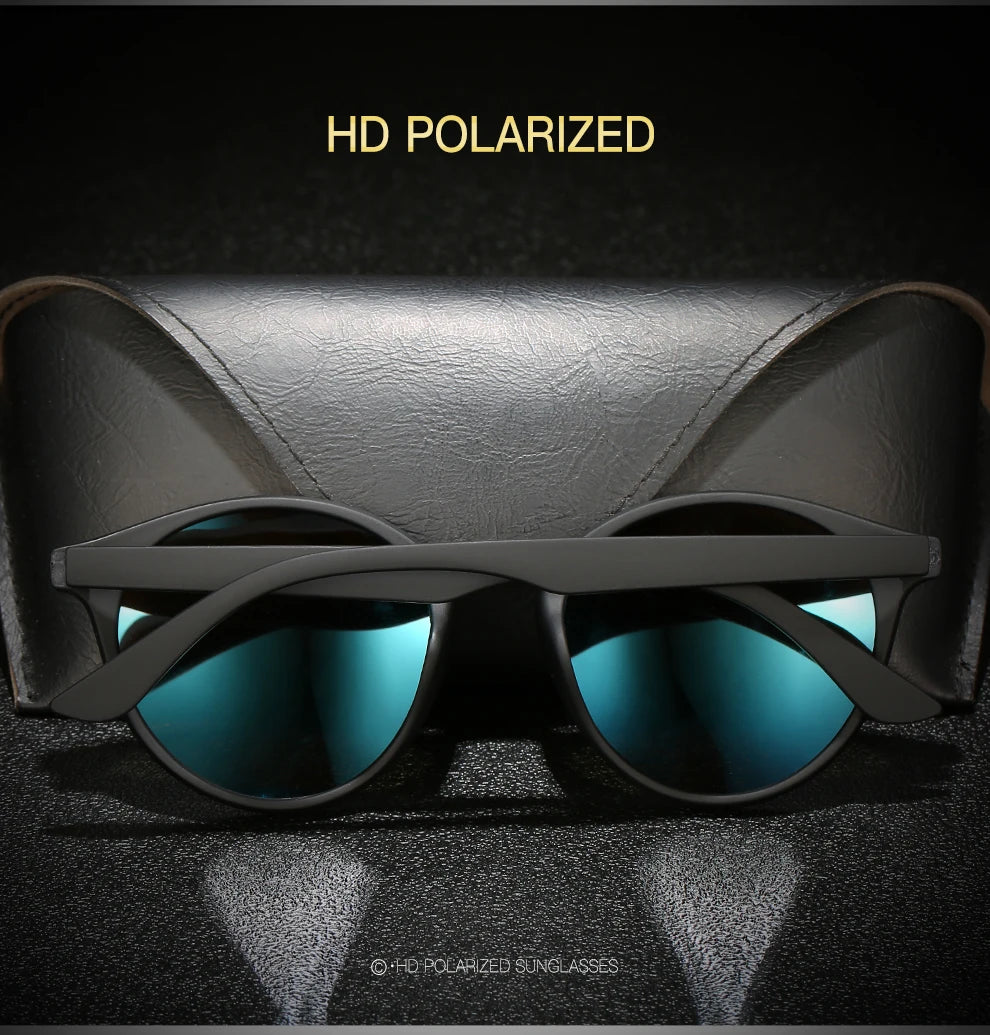 Fashion Round Polarized Sunglasses – Women Men Classic Vintage Driving & Travel Sun Glasses UV400 Designer Eyewear