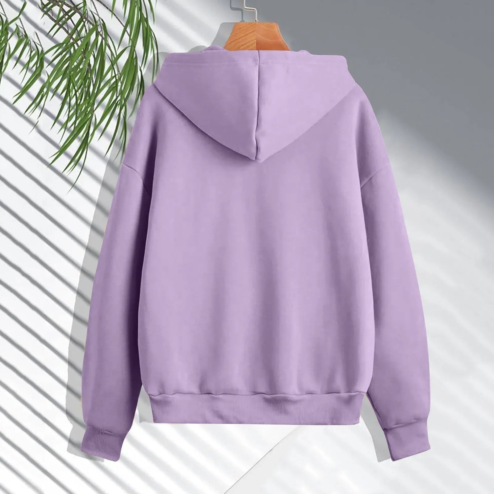 Autumn & Spring Women’s Zip Up Hoodie | Korean Style Casual Drawstring Sweatshirt Cardigan