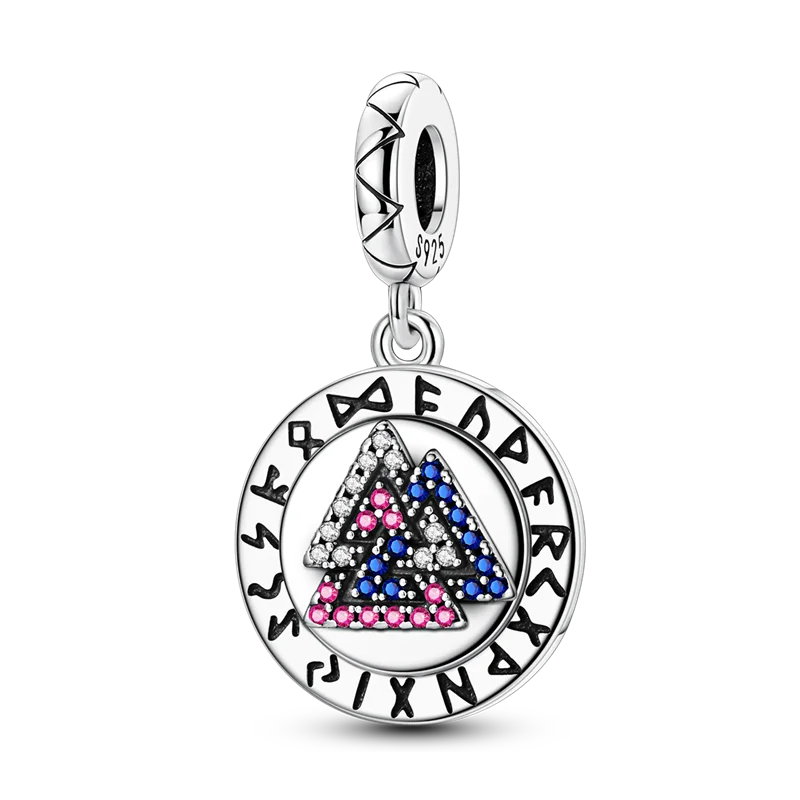 925 Sterling Silver Zircon Bowknot Heart Balloon Charms | Original Pendant Beads Fit Bracelet DIY Fine Jewelry for Women