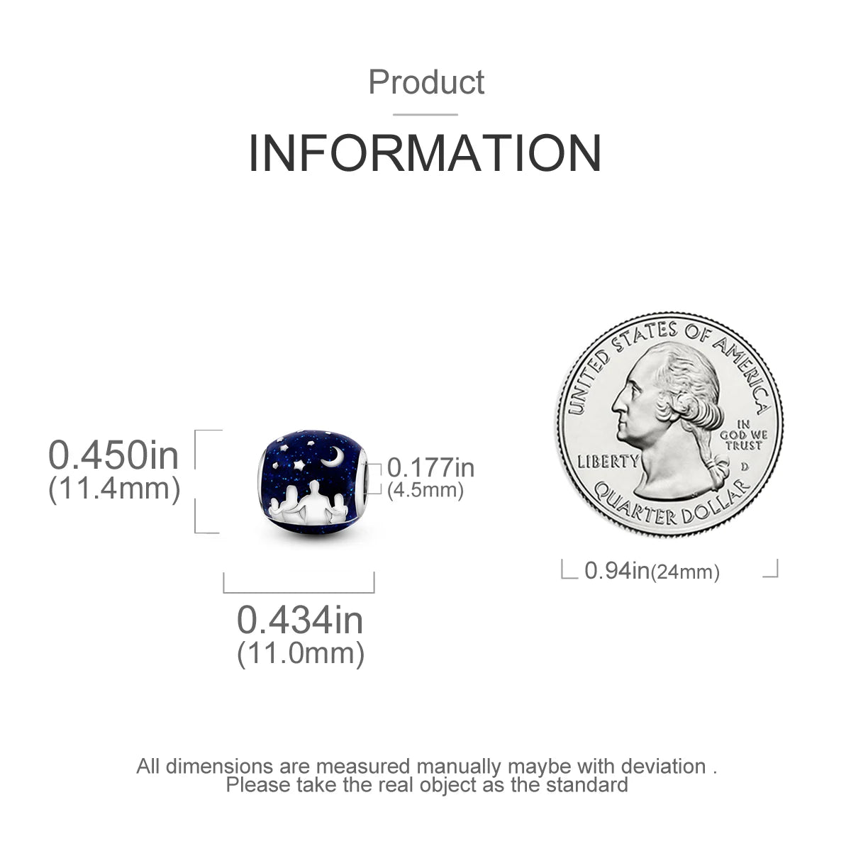 Silver Plated Colorful Glowing Moon & Stars Rainbow Dangle Charms | Fit Original Bracelet & Necklace | Women’s Jewelry Beads