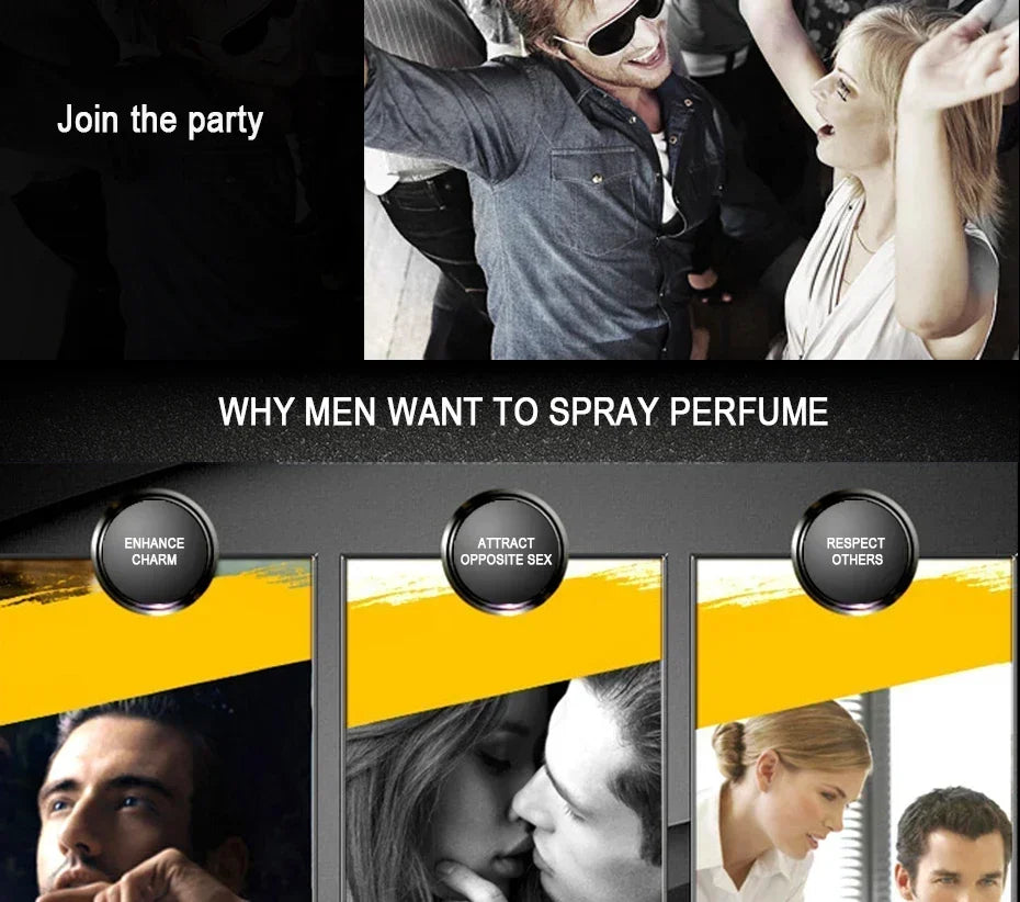 Hot Sale Men’s Perfume – Self-Confidence Cologne | Fresh Temptation Gentleman Fragrance Atomizer