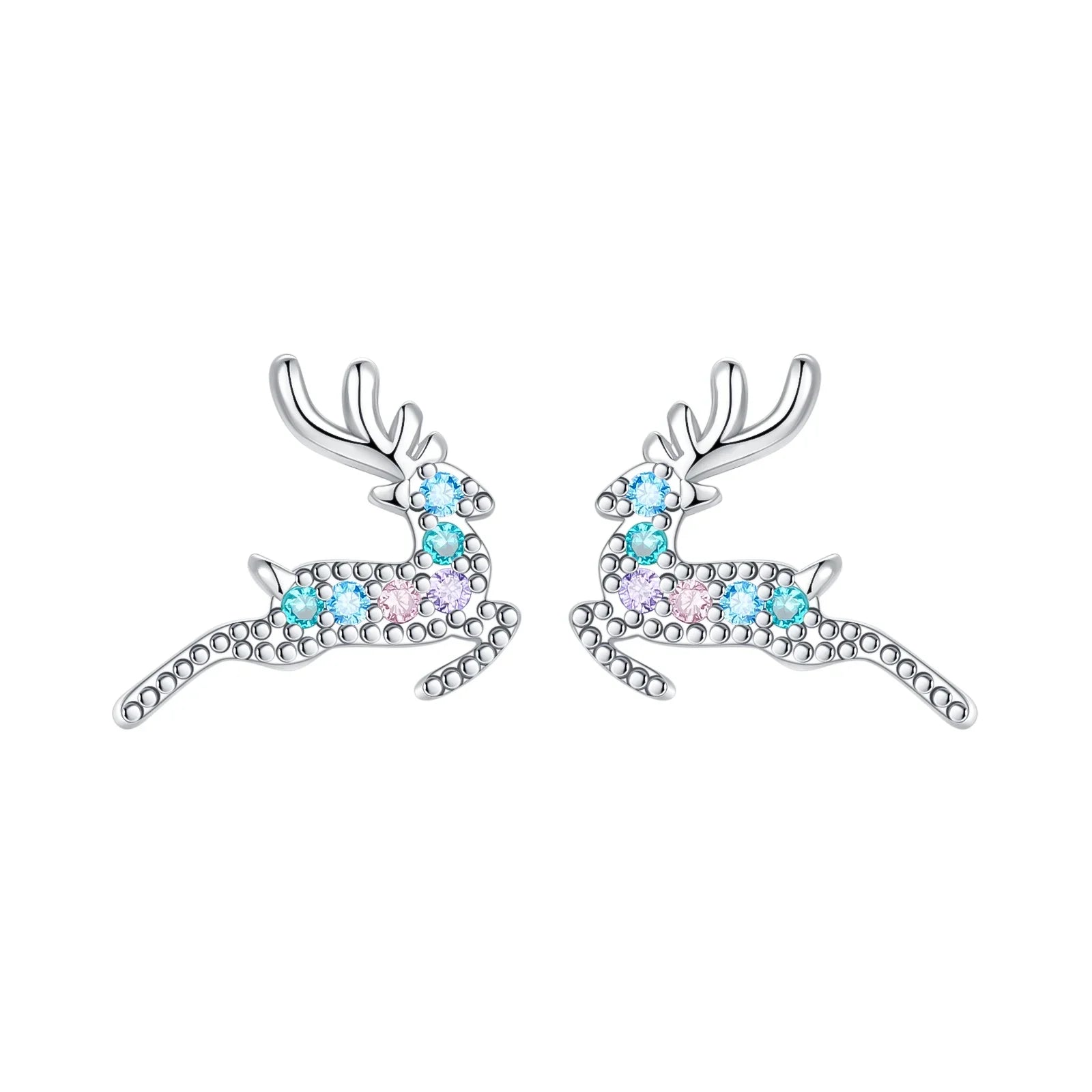 Christmas 925 Sterling Silver Charms | Santa Claus Reindeer Snowman Tree Beads Fit Original Bracelet