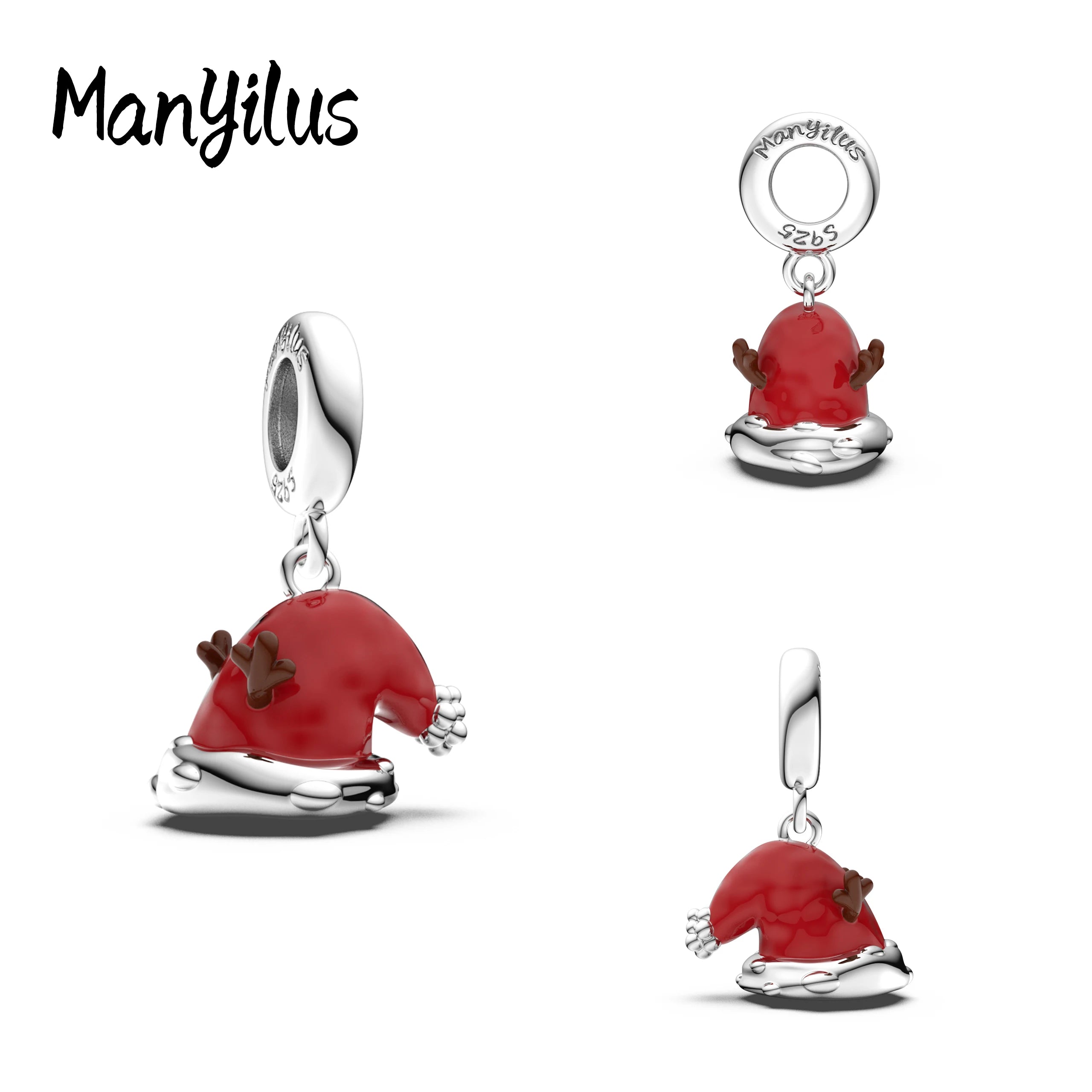 Manyilus 925 Sterling Silver Charms Beads | Women’s Fashion Jewelry for Bracelets & Pendants