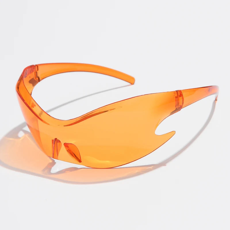 Men Brand Sports Punk Y2K Sunglasses – Women Unique One-Piece Goggle Sun Glasses | Cycling Hip Hop Shades UV400