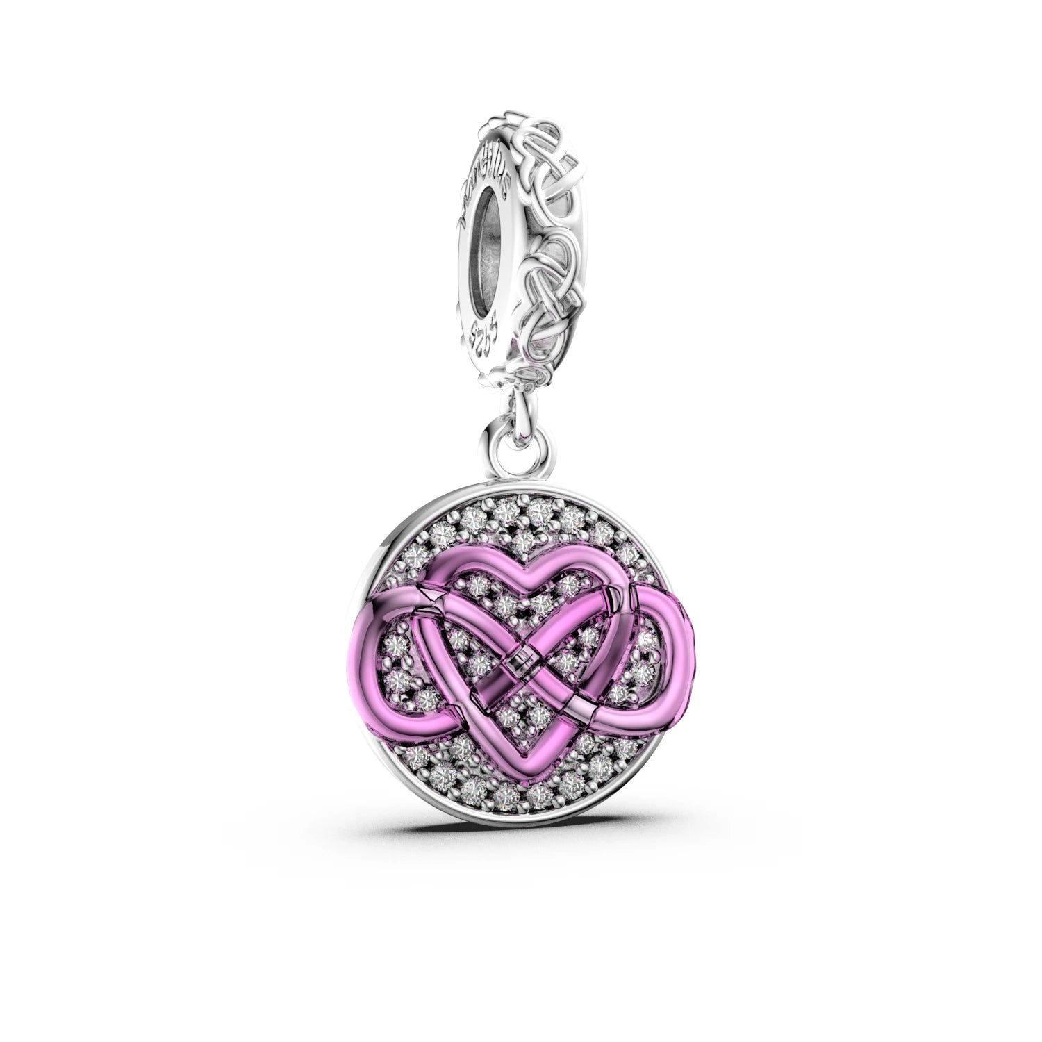 Italian 925 Silver Charm Bracelet | Pendant Charms for Mom Gifts & DIY Jewelry Beads