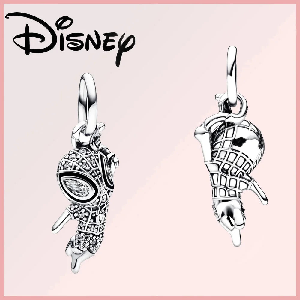 Disney Deadpool Stitch Minnie Winnie 925 Sterling Silver Dangle Charms – Fit Original Bracelet