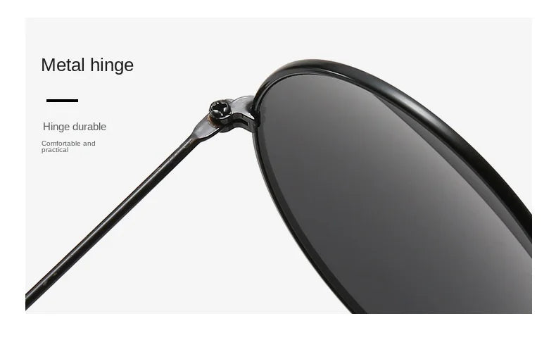 Popular Fishing & Leisure Round Metal Sunglasses – Retro Vintage Fashion Eyewear for Men & Women | UV400 Sun Glasses 2022