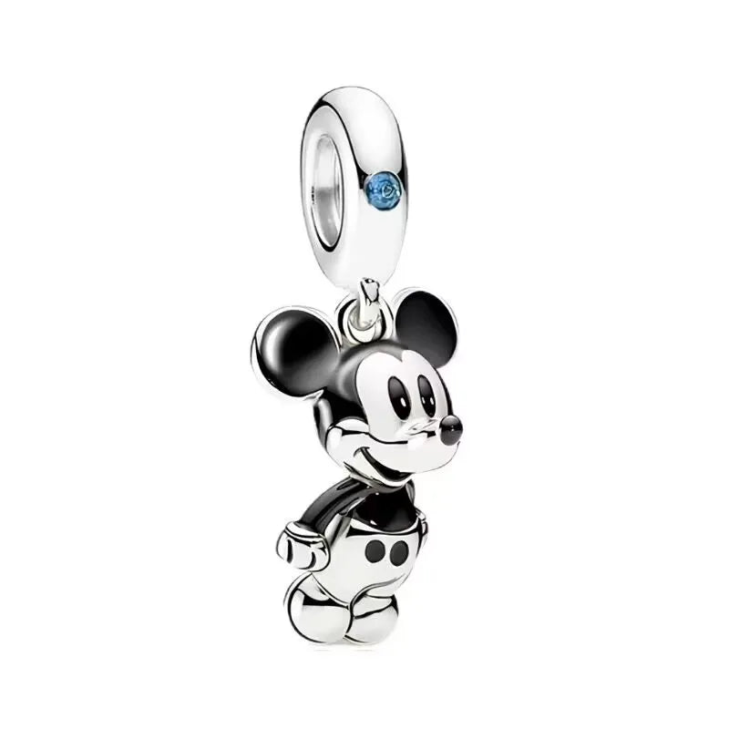 New Miniso 925 Sterling Silver Minnie Mickey Donald Duck Charm Beads | Fit Original Bracelet Necklace DIY Jewelry Gift for Women