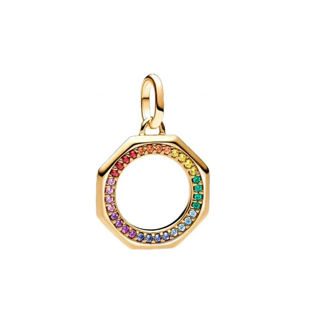 New 925 Sterling Silver ME Series Gold Toothed Elephant Charm | Fit European Original ME Bracelet Accessories Jewelry