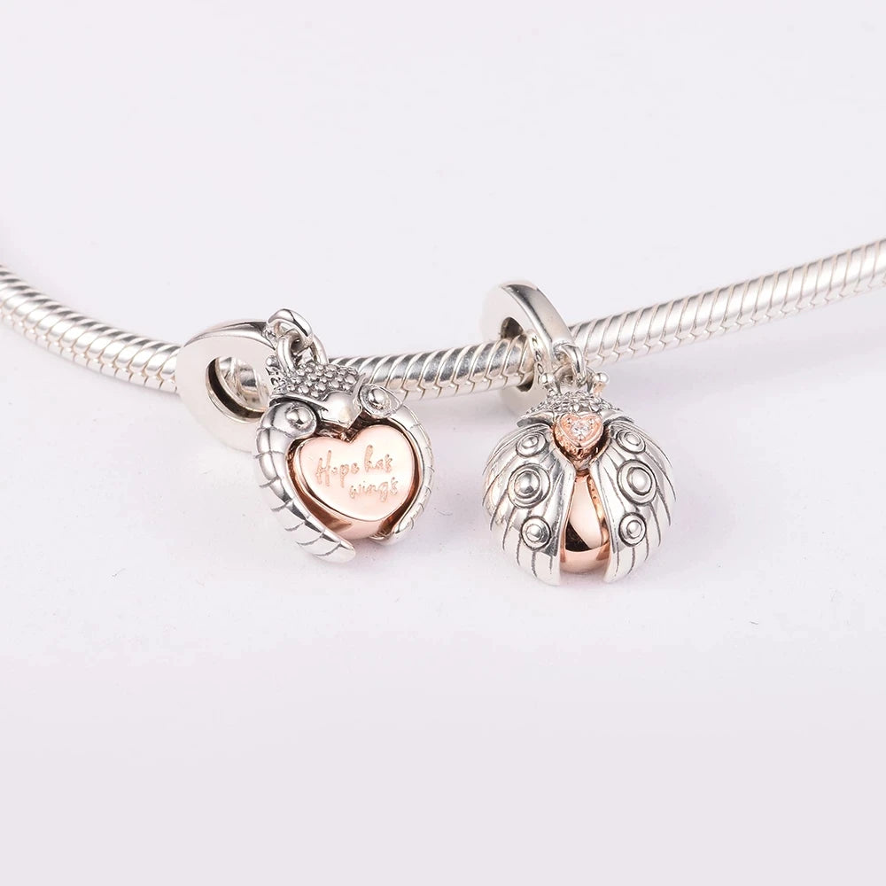 925 Sterling Silver Conch Crown Wings Charm | Fits Original Bracelet | DIY Women’s Love Jewelry Accessories