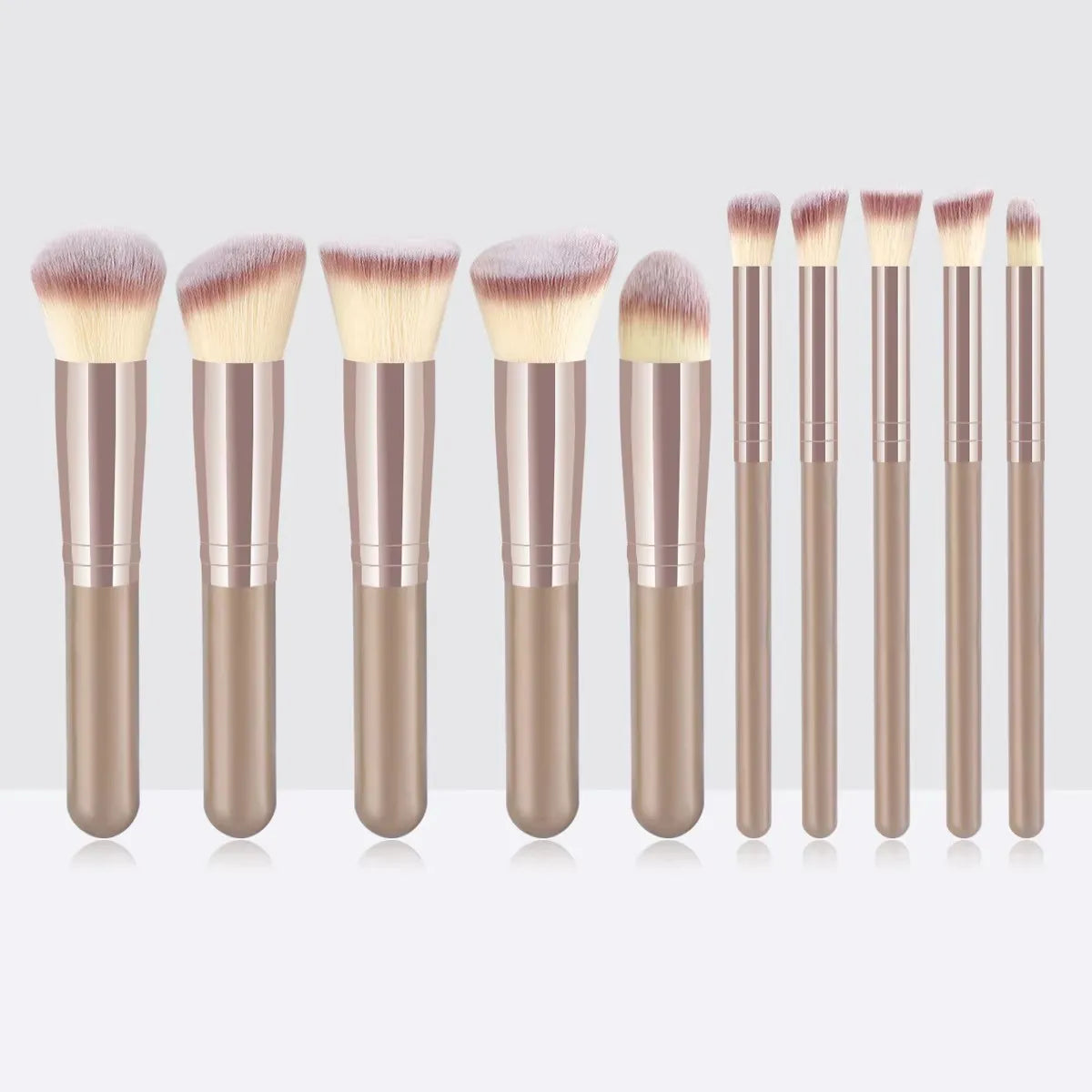 10 Pcs Professional Mini Makeup Brushes Set for Women Beauty Cosmetics Tools Foundation Power Blush Eyeshadow Lip Make Up Brush