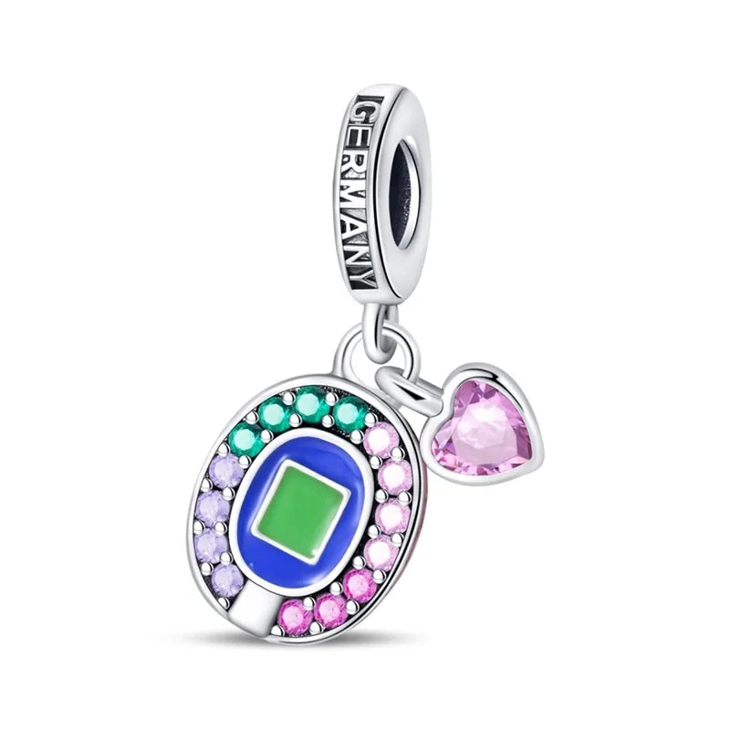 925 Sterling Silver Soccer Trophy Jersey Charm Beads – Fits 3mm Bracelets DIY Jewelry