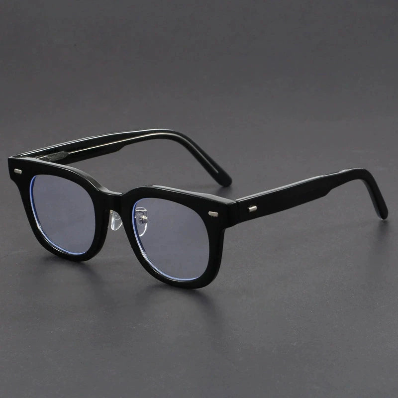 Retro Personalized Thick Acetate Round Reading Glasses – Men Women Optical Prescription Custom Presbyopia Eyeglasses