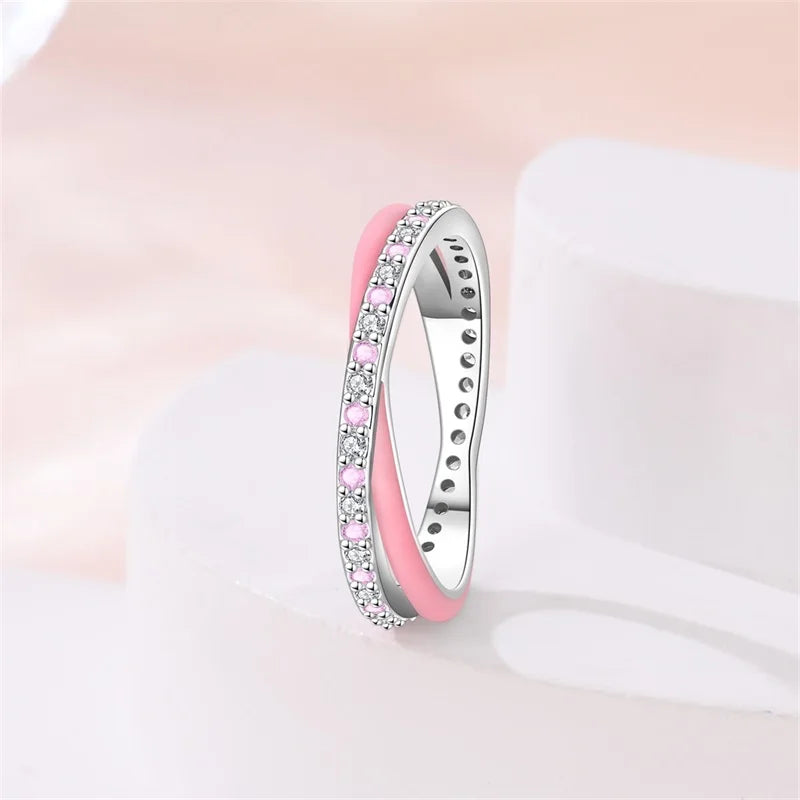 925 Sterling Silver Rings Collection | Bow, Heart, Sun, Moon & Star Zircon Rings for Women Jewelry Gift