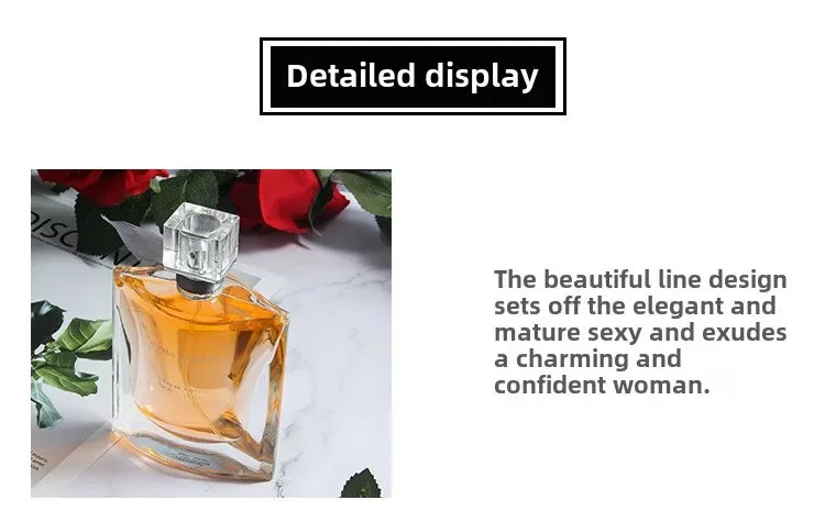 Woman Perfume – Love Rose Floral Scent | Long-Lasting Sexy Lady Parfum | Female Fragrance Cologne for Women