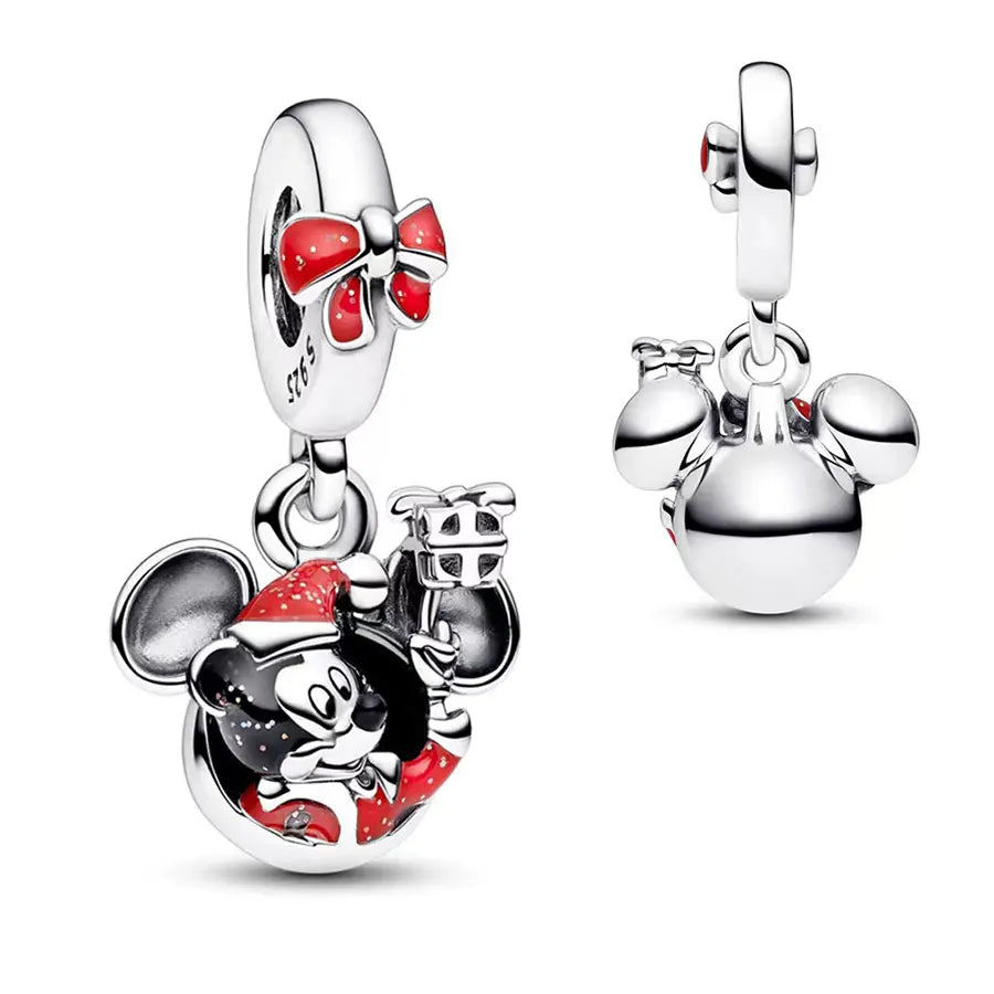 2025 100% 925 sterling silver pendant Disney Spider-Man beads Suitable for original DIY bracelet, women's fashion gift