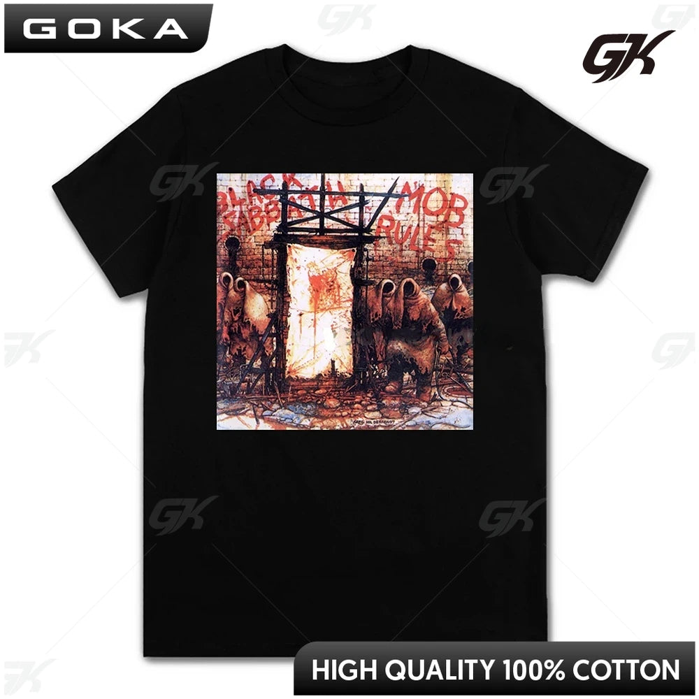 Black Metal Rock Band T-Shirt | Men & Women Casual Graphic Unisex Tee