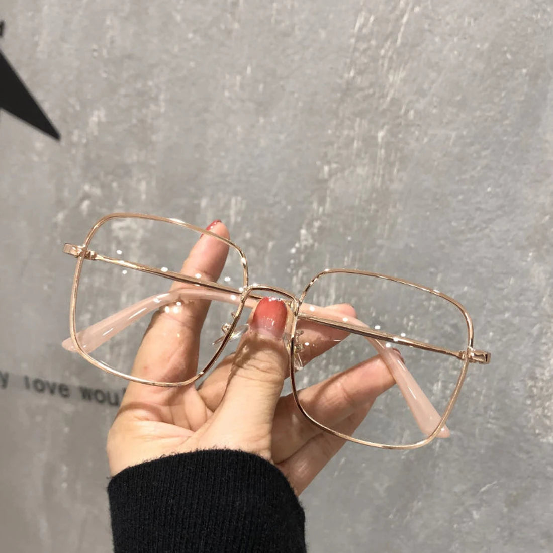 Square Metal Frame Anti Blue Light Computer Glasses – Unisex Optical Spectacles for Women & Men | Transparent Lenses Очки Прозрачные