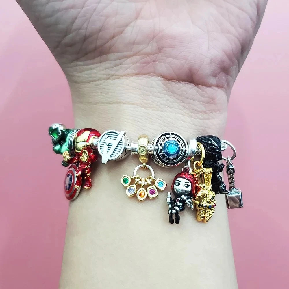 Harry Potter 925 Sterling Silver Charm Beads | Fit Pandora Bracelet | Women’s Fashion Gift