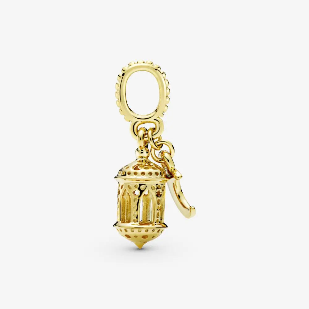 2020 S925 Sterling Silver Arabian Lantern Dangle Charm – Fit Pandora Bracelet DIY Women’s Jewelry