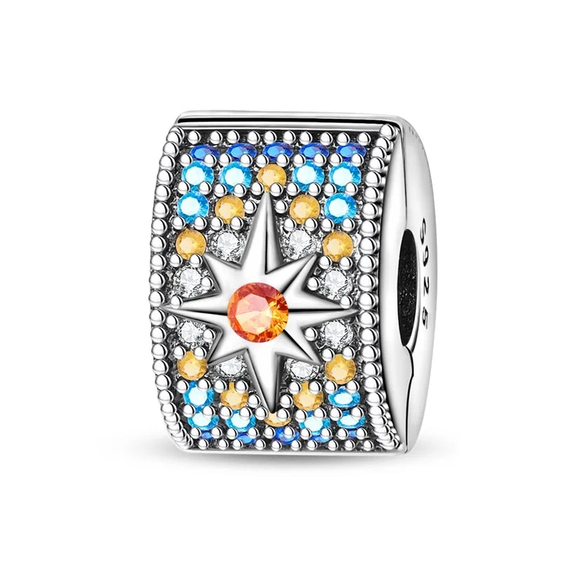 925 Sterling Silver Silicone Spacer Beads & Safety Chain | Clasp Charms Fit Original Pandora 3mm Bracelet – Women’s Jewelry