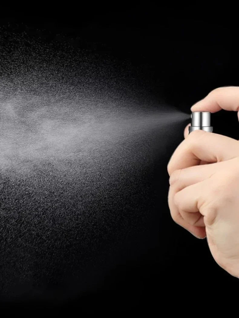 5ML Leather Bottom-Fill Refillable Perfume Atomizer – Travel Cologne Spray Bottle | Fine Mist Spray