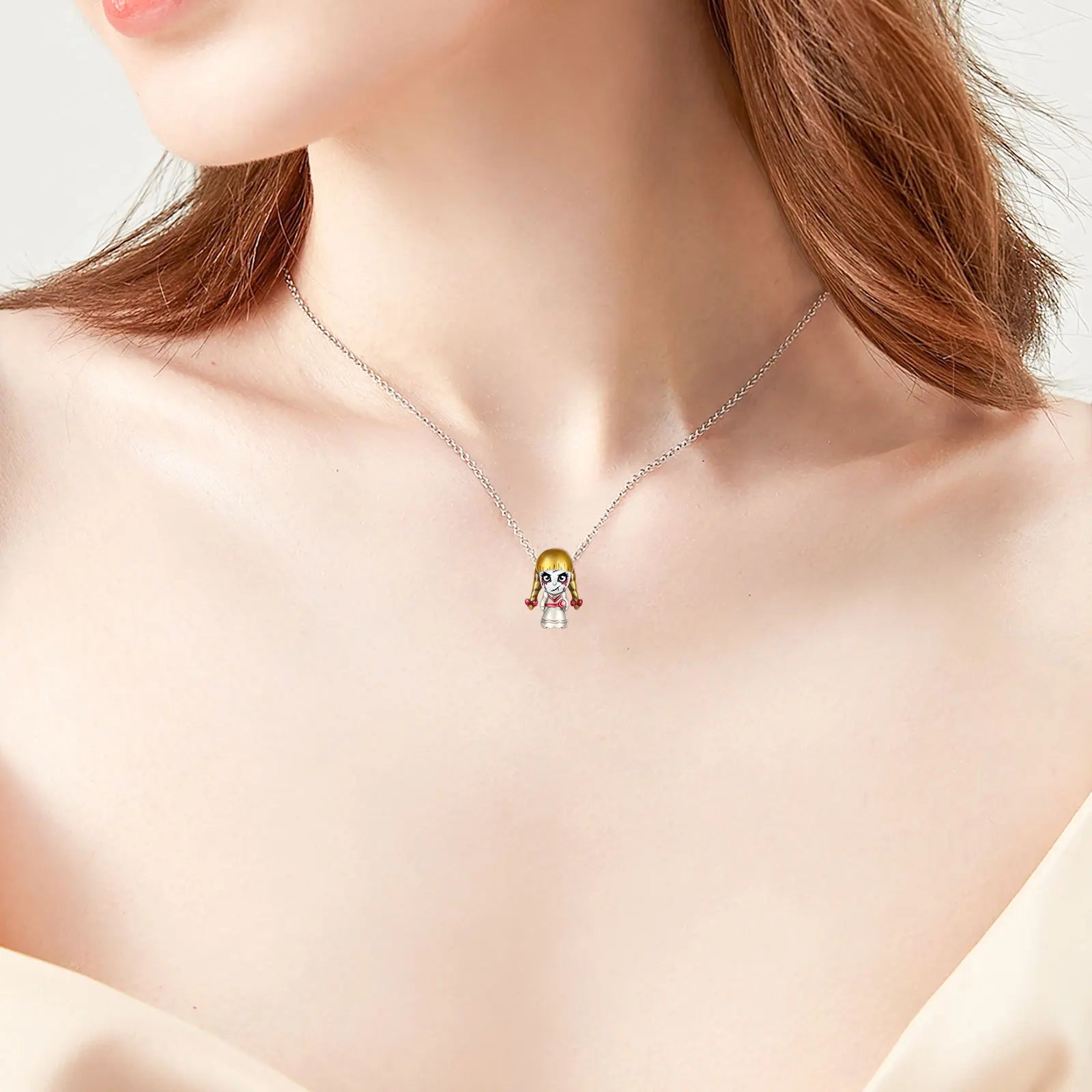 925 Sterling Silver Electric Saw Halloween Pendant | Jewelry Beads for Original Bracelets, Exquisite Silver Bead Women’s Gift