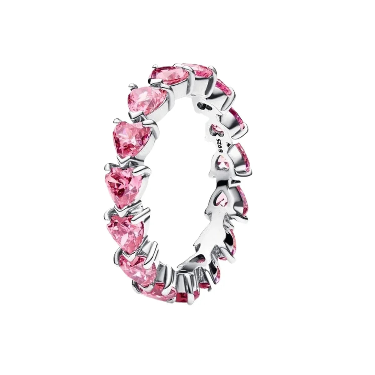 925 Sterling Silver Double Heart, Bow & Starfish Crown Rings | Women’s Moon Ring Fine Jewelry Wedding & Valentine Gift