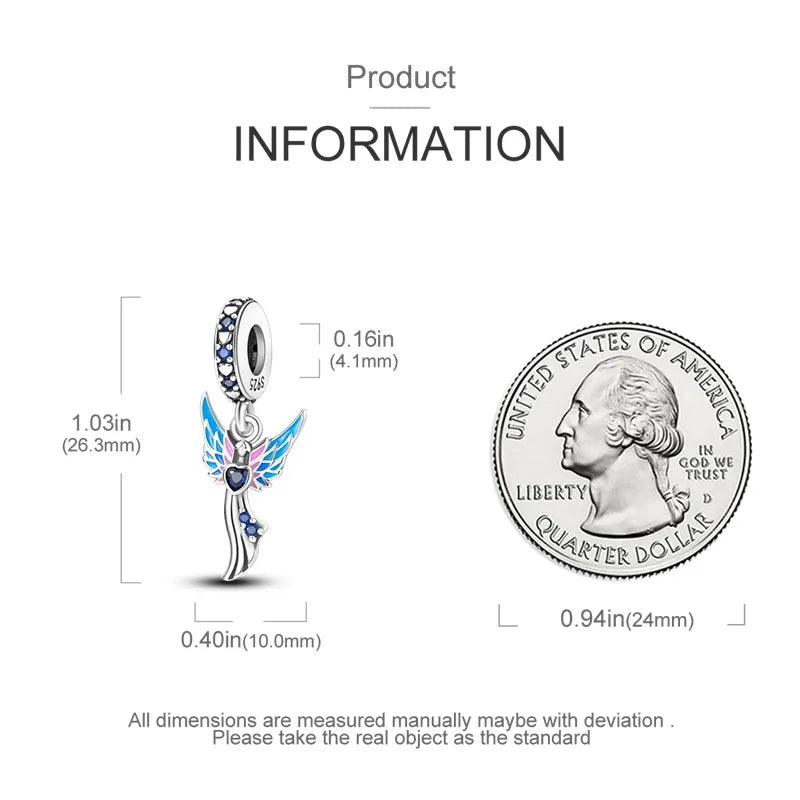 925 Sterling Silver Colorful Luminous Charms | Shell Turtle Star Beads