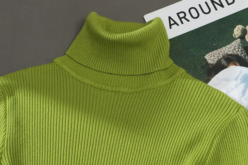 Heliar Women’s Fall Turtleneck Sweater – Soft Knitted Cashmere Pullover, Basic Warm Jumper for Autumn Winter 2024