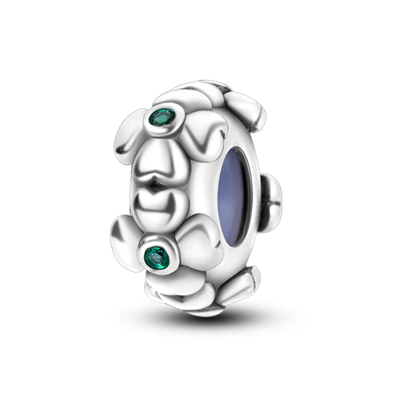 100% 925 Sterling Silver Rainbow Zircon Butterfly & Dragon Charms – DIY Bracelet Beads