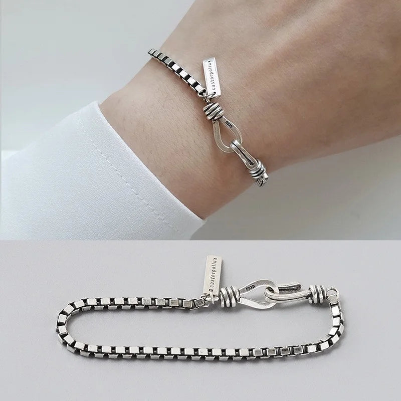Titanium Steel 🖤 Punk Friendship Bracelet | Unisex Pandora Style