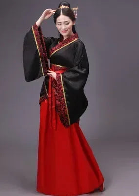 Vintage Women’s Top & Skirt 2-Piece Set – Princess Hanfu Costume Cosplay Elegant Traditional Chinese Clothing 👘✨