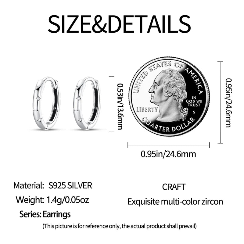 925 Sterling Silver Glowing Starfish & Shell Earrings | Fashion Jewelry for Women