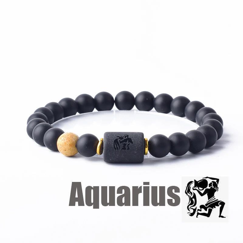 Zodiac Sign Bracelet for Men & Women | 12 Constellation Bangles | Gemini, Virgo, Leo, Libra Friendship Gift