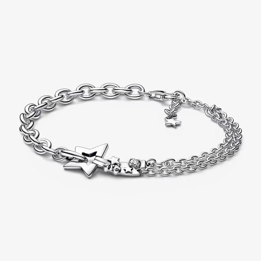 925 Sterling Silver Sparkling Heart Tennis Bracelet | Elegant Women’s Timeless Jewelry Gift