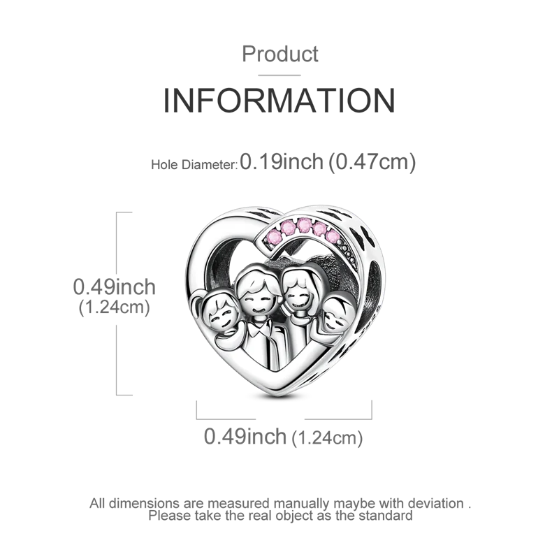 925 Sterling Silver Zircon Bowknot Heart Balloon Charms | Original Pendant Beads Fit Bracelet DIY Fine Jewelry for Women